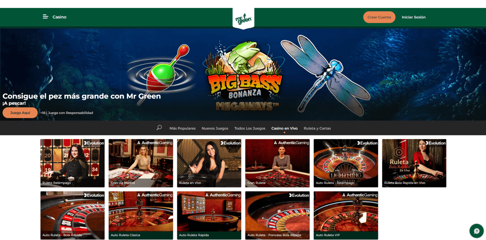 Mejores juegos de ruleta en vivo de Casino777 online en España