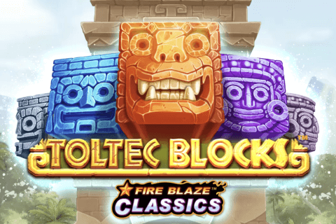 logo fire blaze toltec blocks rarestone gaming