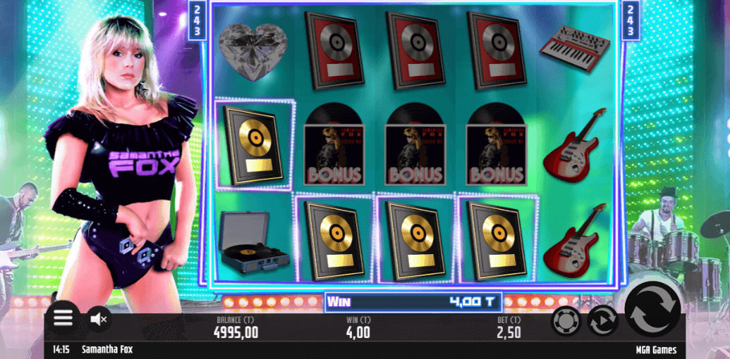 tragaperras samantha fox arcade mga games