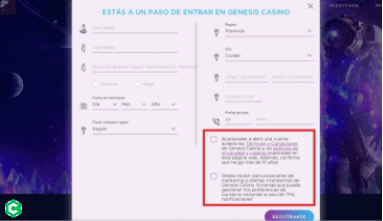 genesis confirmar