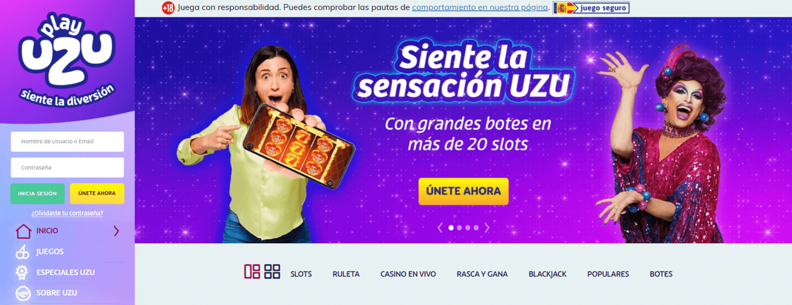 Promociones de casino Play Uzu.es para los jugadores de España 